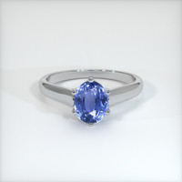 1.92 Ct. Color Change Sapphire Ring, 14K White Gold 1